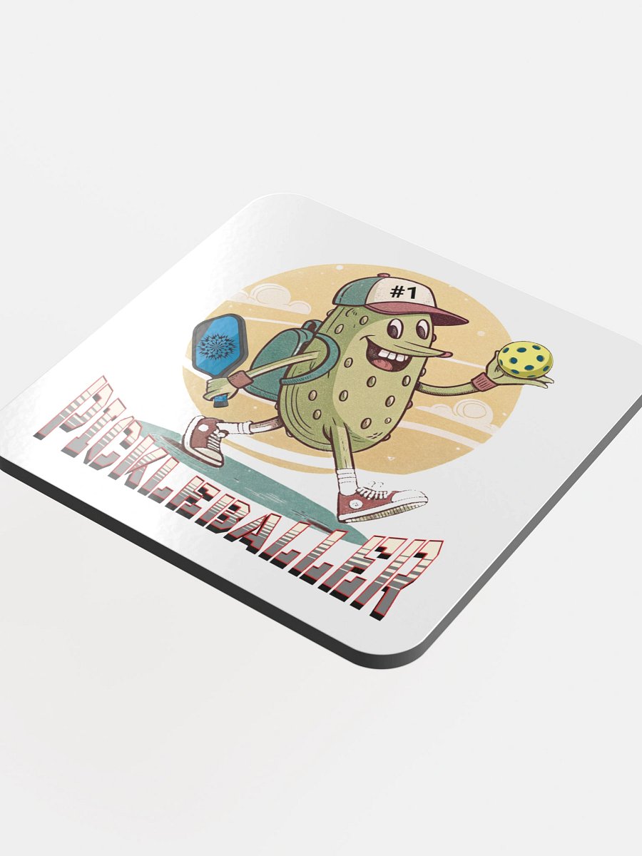 Pickleballer Pickleball Cheerful Cork Coaster product image (4)