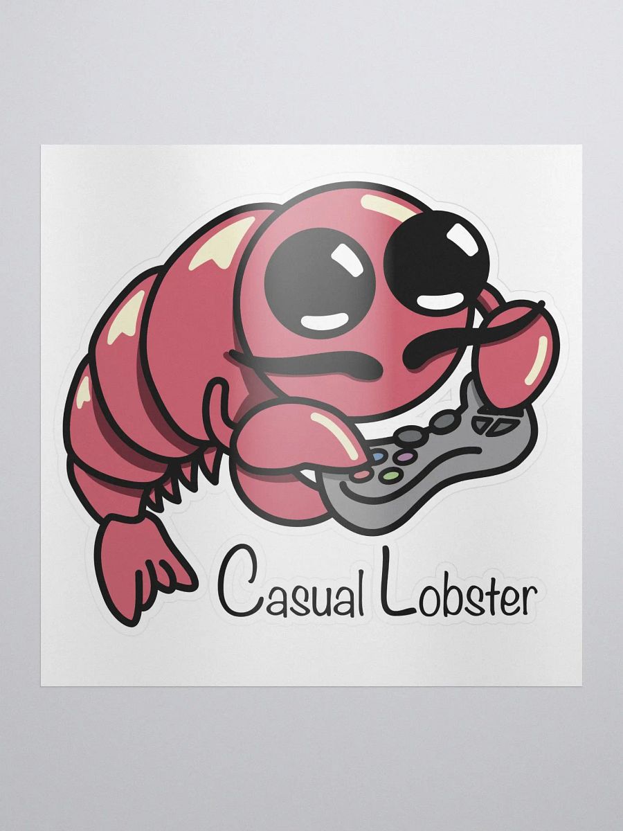 Casual_Lobster Sticker product image (1)