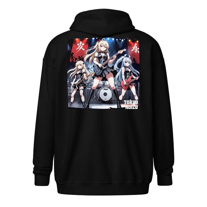 Japanese Female Anime band Unisex Zip Hoodie product image (1)