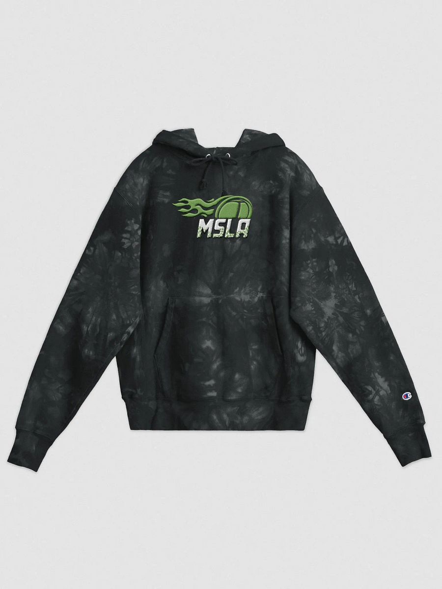 MSLA Green Tie-Dye Hoodie (Embroidered) product image (1)