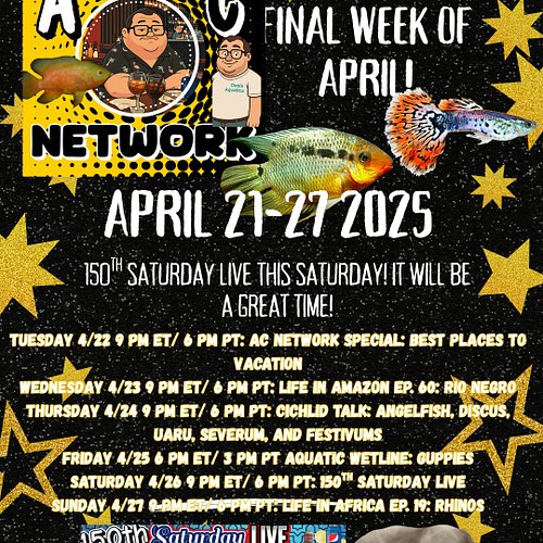 Alex Cardinale Network Weekly Newsletter: End Of April 2025😎
Check out our awesome new logo! :)
Livestream Schedule
Good even...