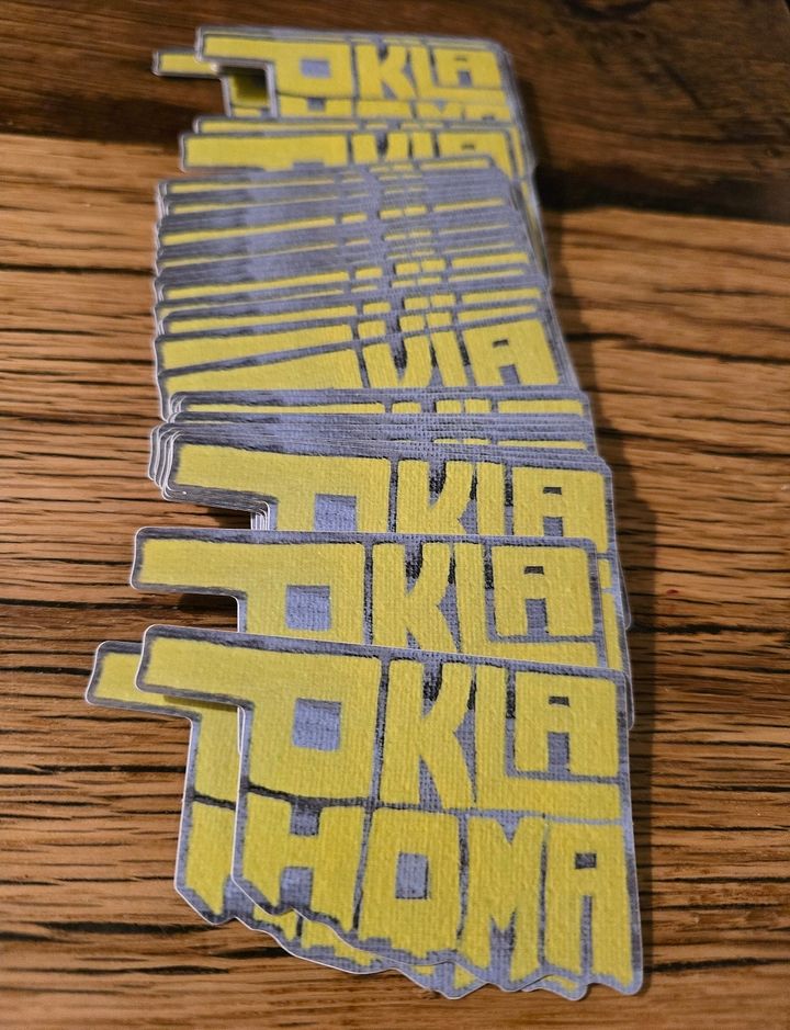 Oklahoma Die-cut Stickers product image (2)