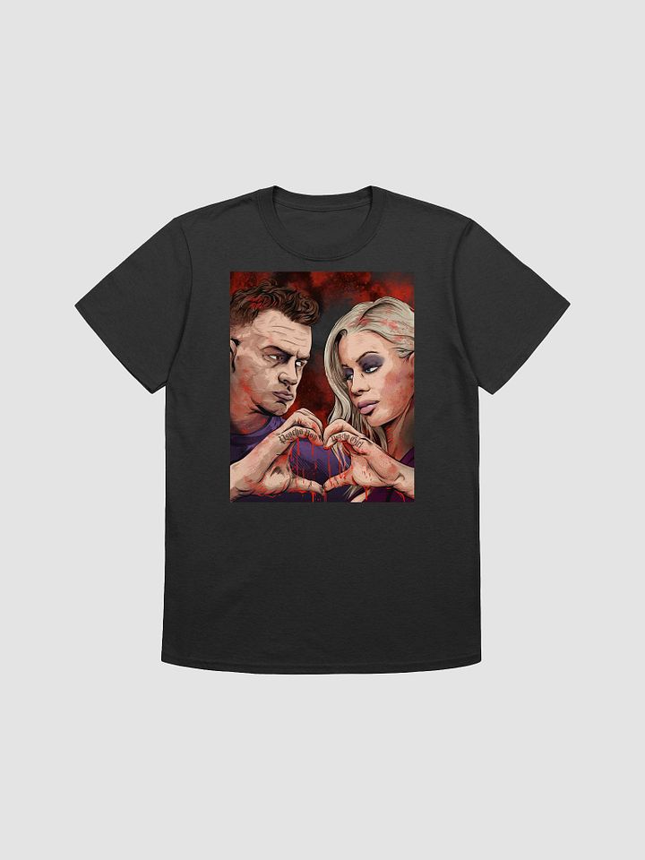 PSYCHO LOVE WICKED HEARTS T SHIRT product image (1)