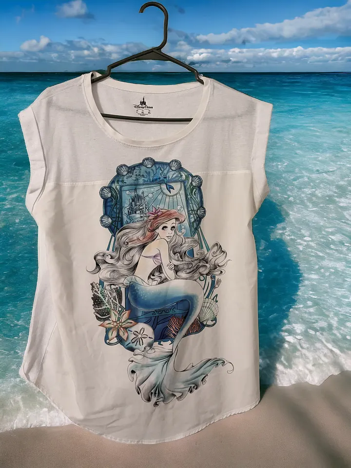 L The Little Mermaid Mini Sleeve Tee product image (1)