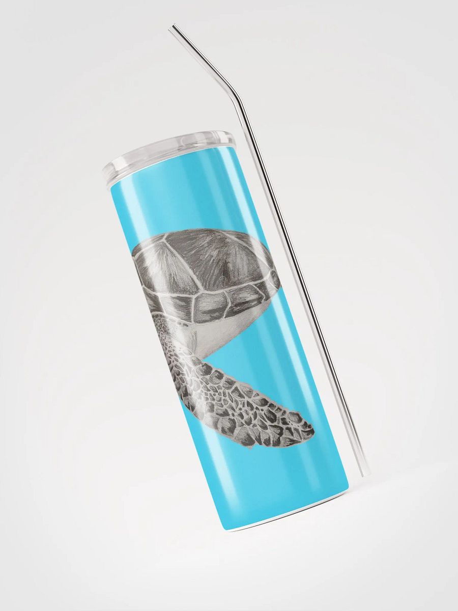 Turtle Drawing Straw Tumbler product image (3)