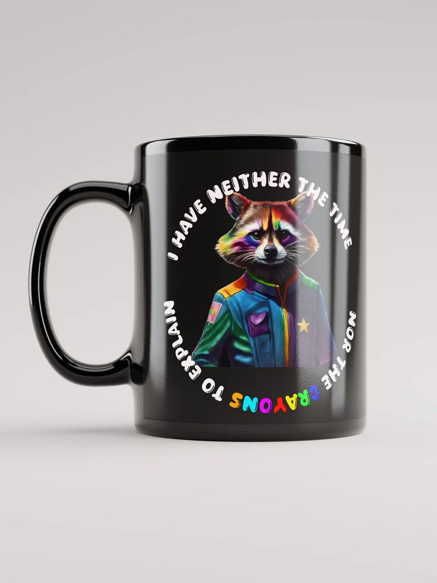 Whimsical Raccoon Space Jacket Mug product image (11)