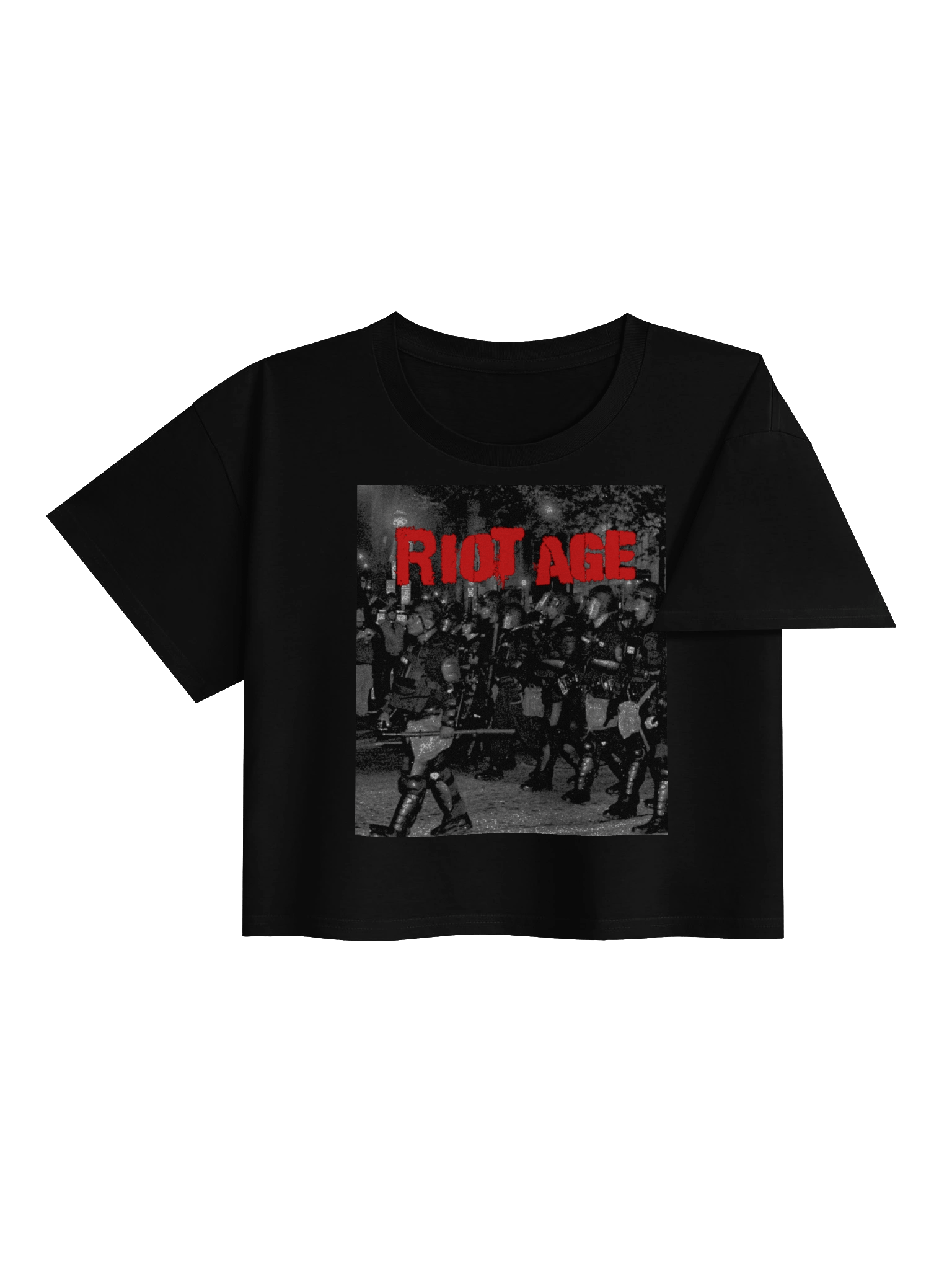 Women's "Land of the Free" lyric Crop Top product image (4)