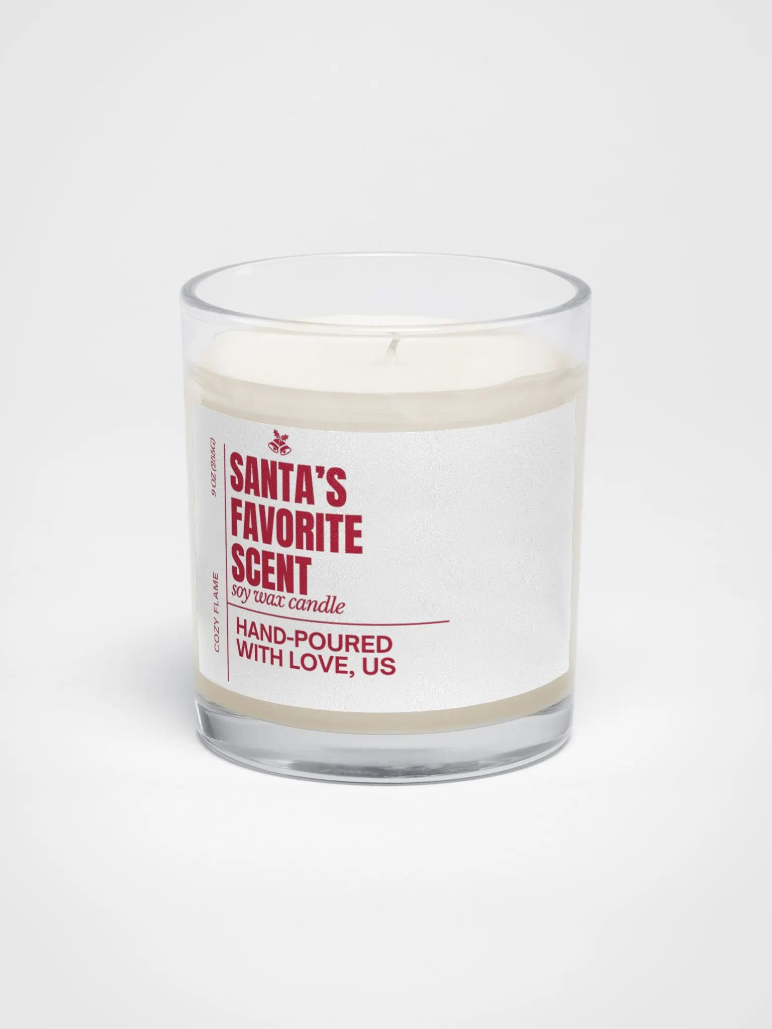 Santa's Favorite Scent.Natural Soy Candle Christmas Gift product image (1)