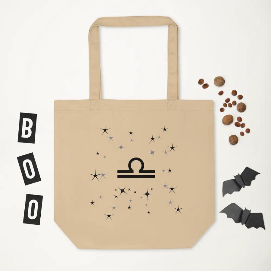 Libra Constellation Beige Tote product image (11)