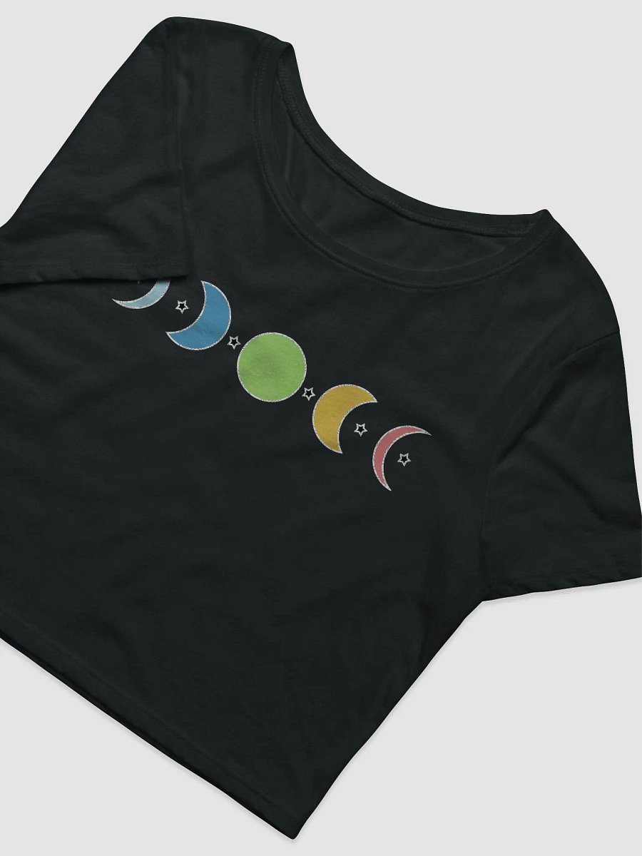 Phasing Through the Moon Queer Pride Crop Tee product image (6)