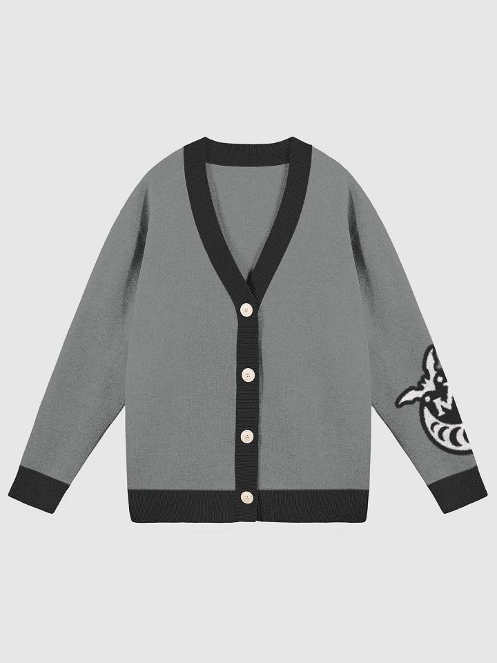 MM 𝖇𝖆𝖙 𝖑𝖔𝖌𝖔 knit cardigan (𝖔𝖛𝖊𝖗𝖈𝖆𝖘𝖙) product image (1)