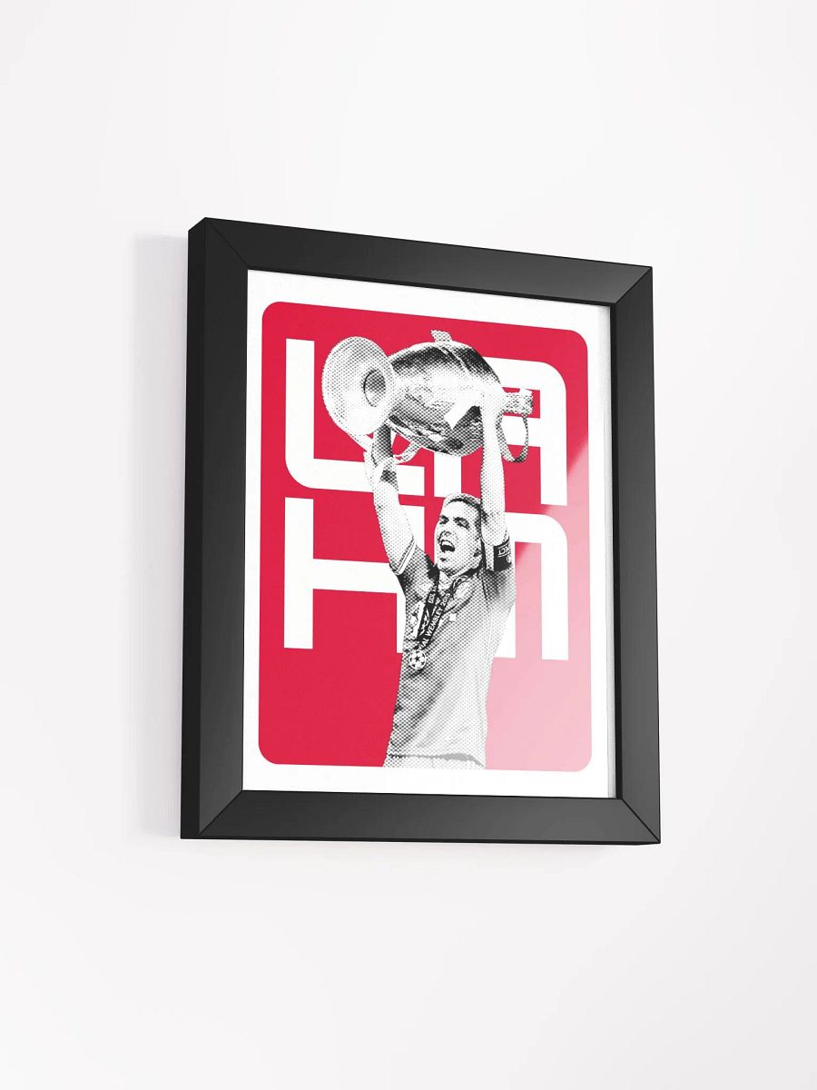Philipp Lahm BW Bayern Munich Name Art Framed Print product image (3)