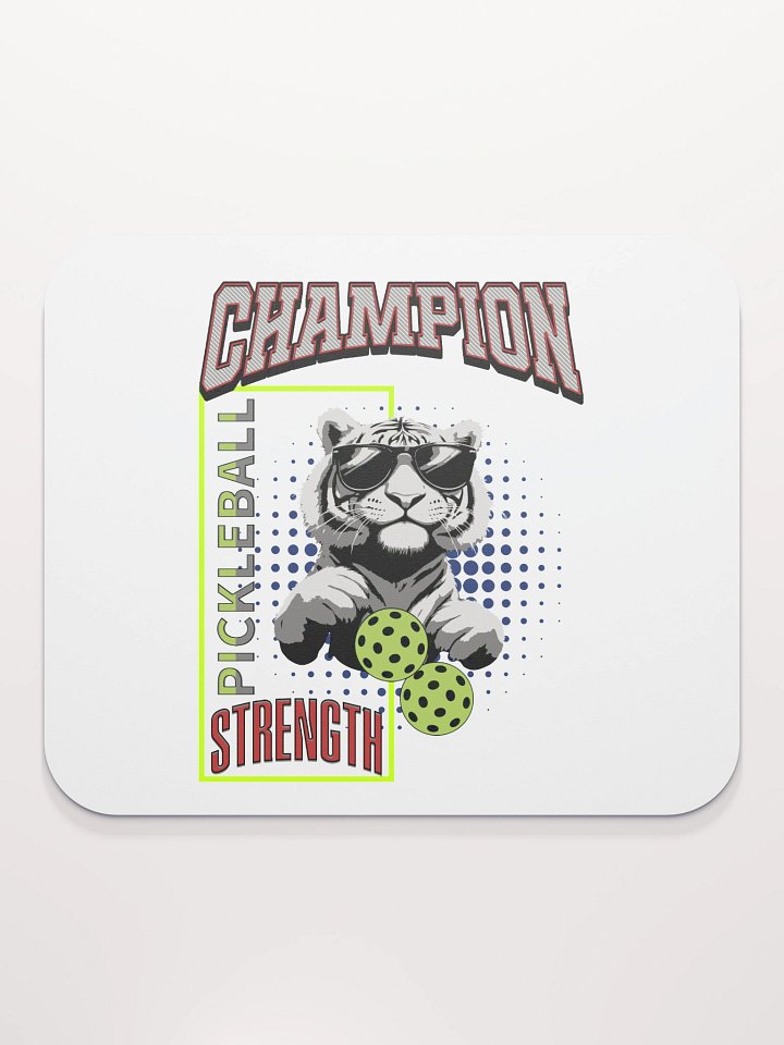 Champion Pickleball Strength Tiger Mouse Pad product image (1)