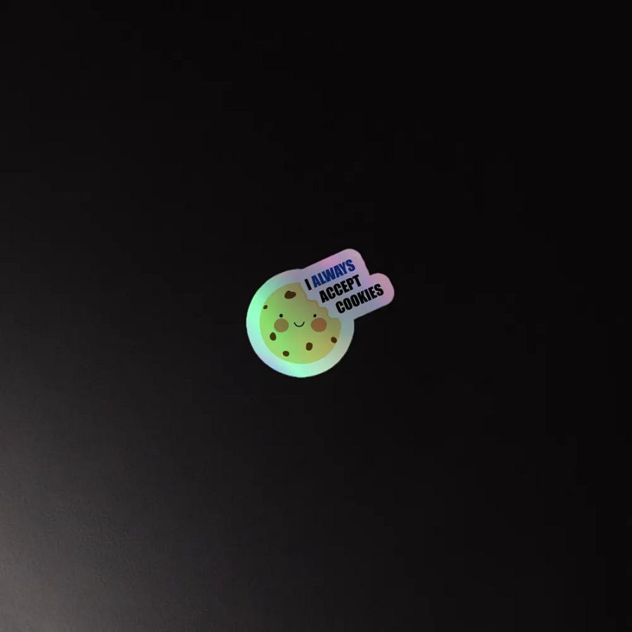 Always accept cookie stickers (Holo) product image (4)