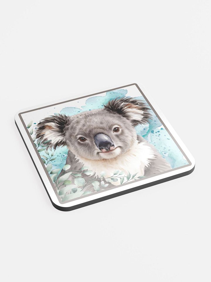 Koala Glossed Cork Coaster product image (2)