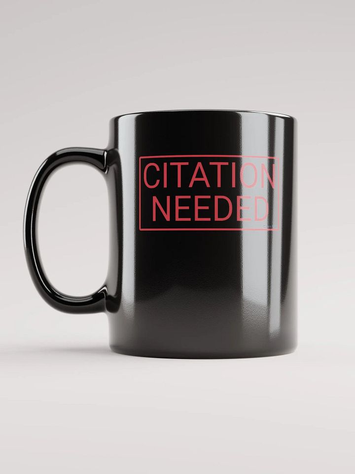Citation Needed Back in Black (Mug) product image (1)