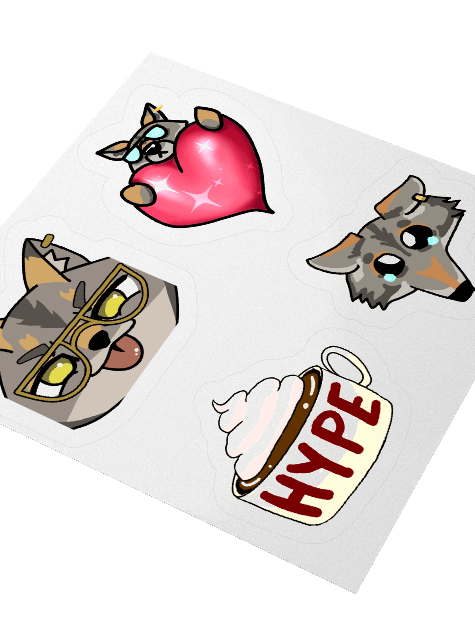 Emotes Variety Stickers product image (12)