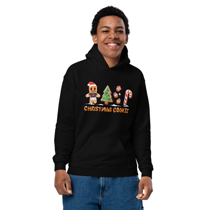 YOUTH CHRISTMAS COOKIE HOODIE product image (1)