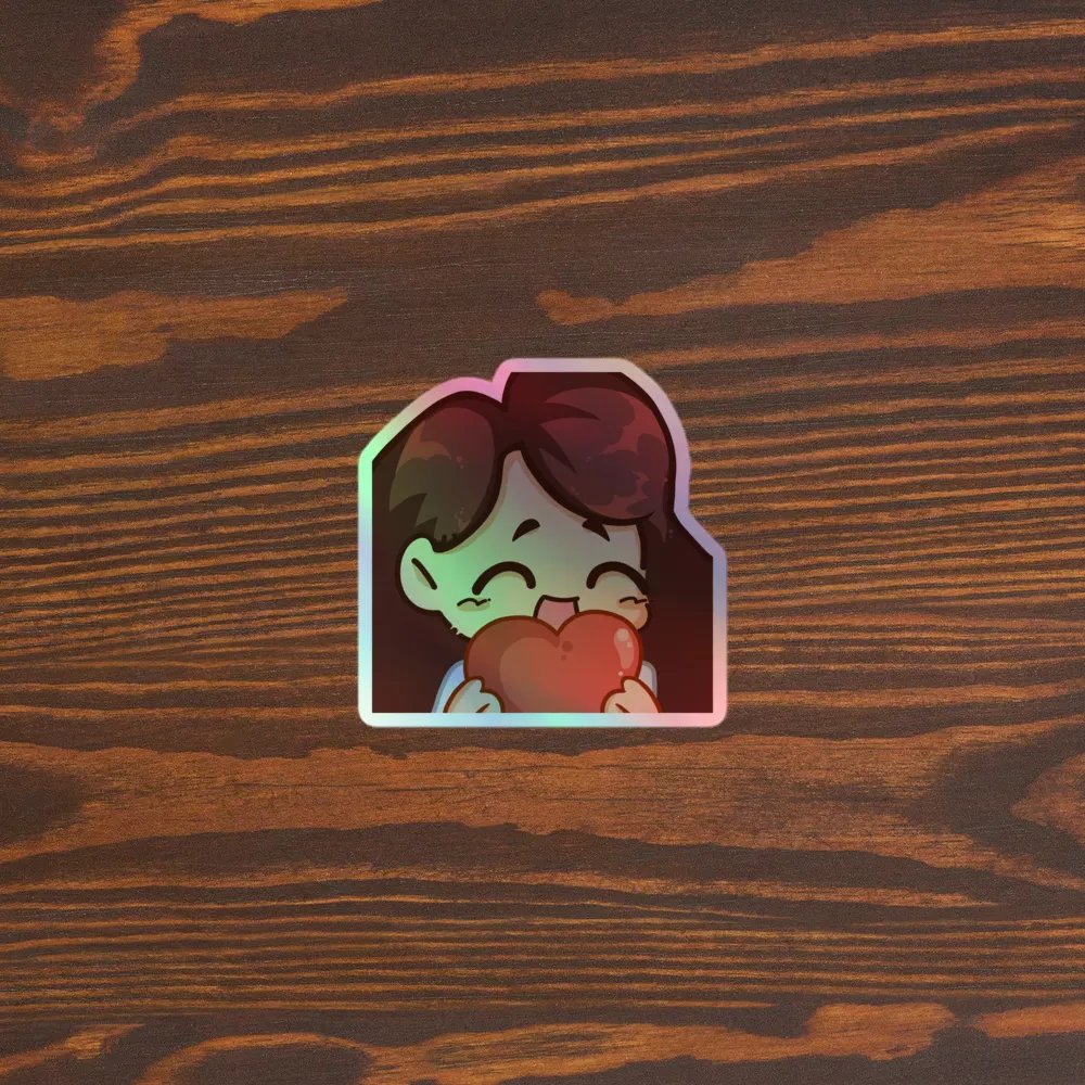 WhitHeart Emote Sticker product image (5)