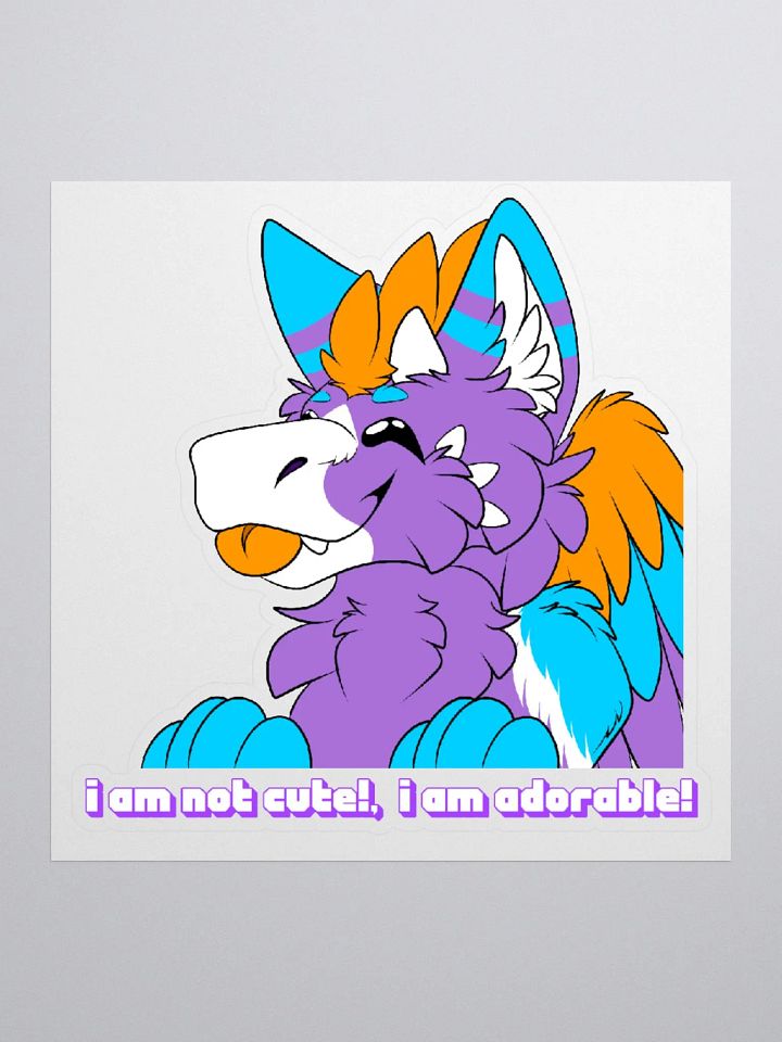 Im Not Cute Im Adorable Sticker product image (1)