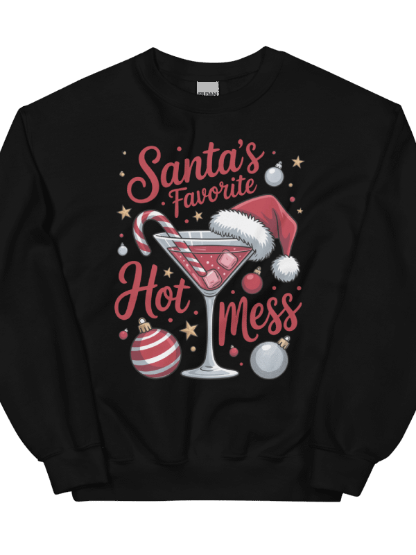 Santa's Hot Mess Festive Crewneck product image (5)
