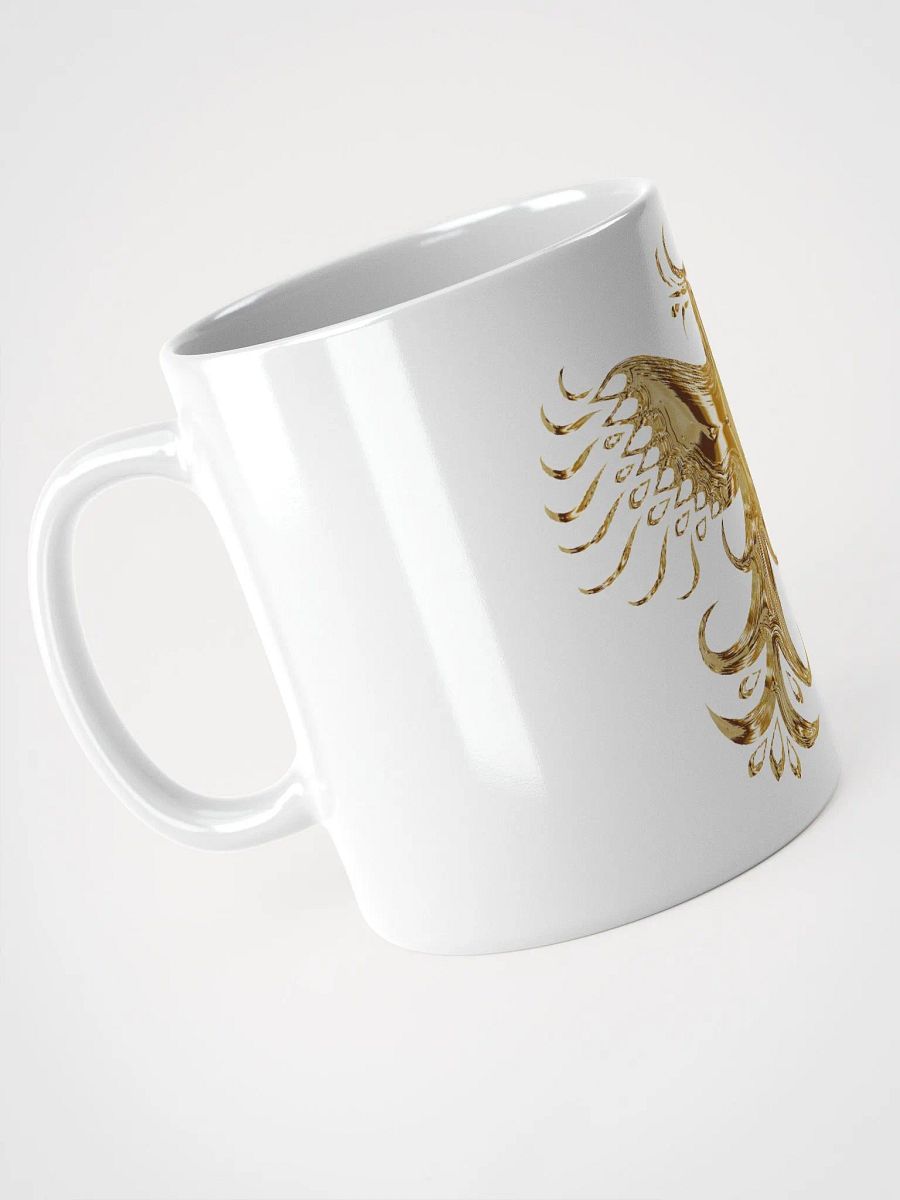 White Glossy Coffee mug-Gold Phoenix Coffee Mug product image (6)
