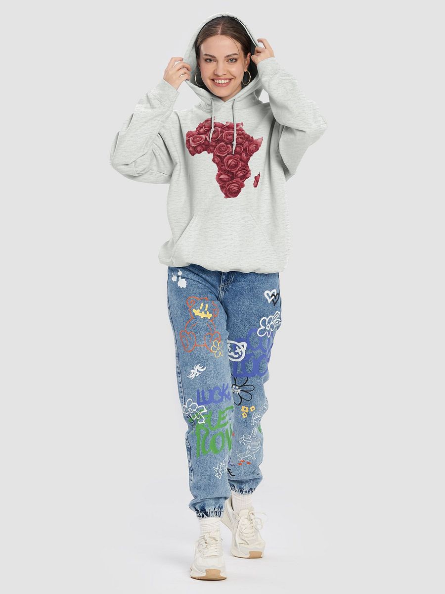 Map of Africa Red Roses Hoodie product image (73)