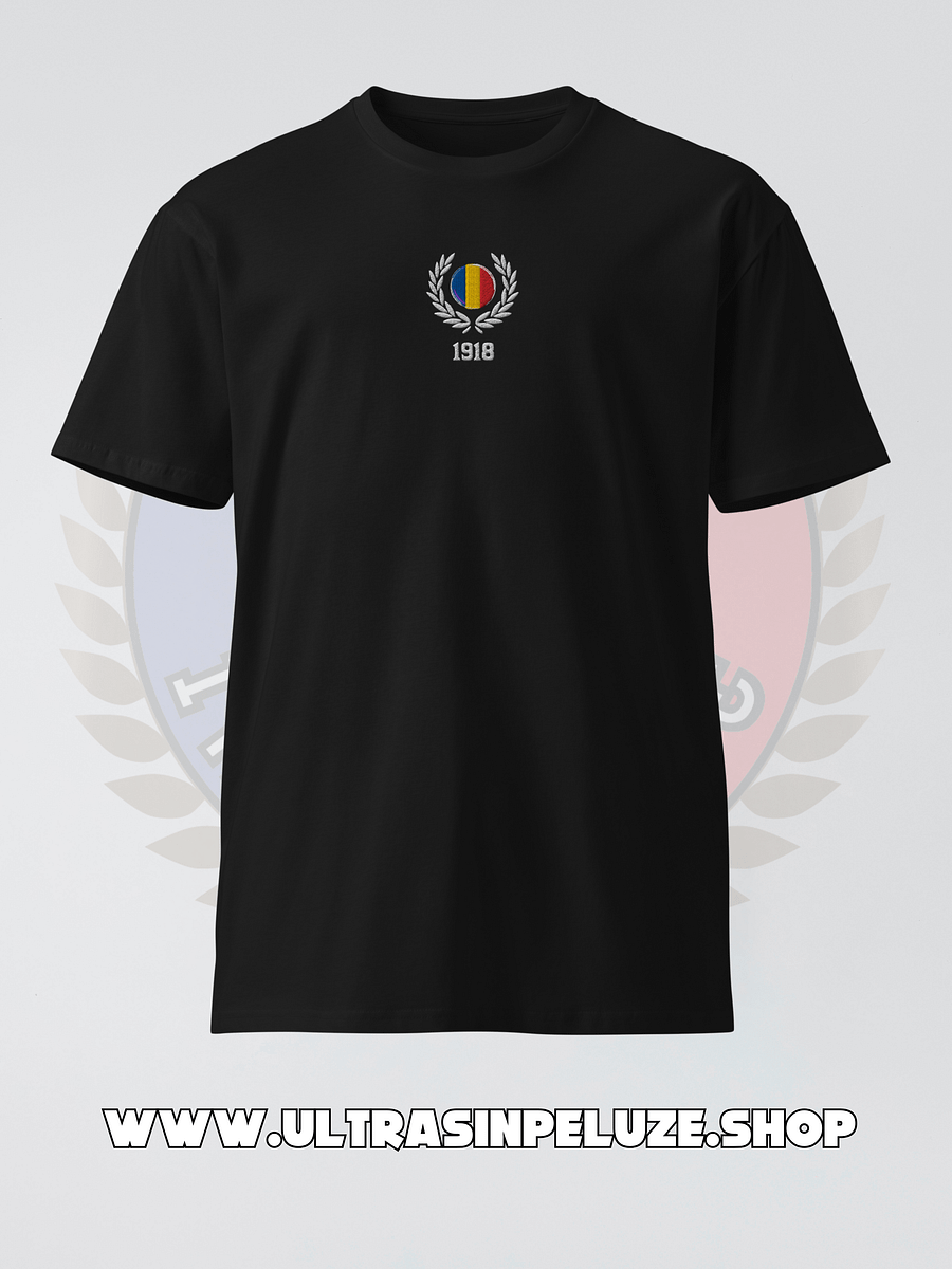 Tricou Brodat Ultras "1918" – Design Tricolor, 100% Bumbac product image (1)