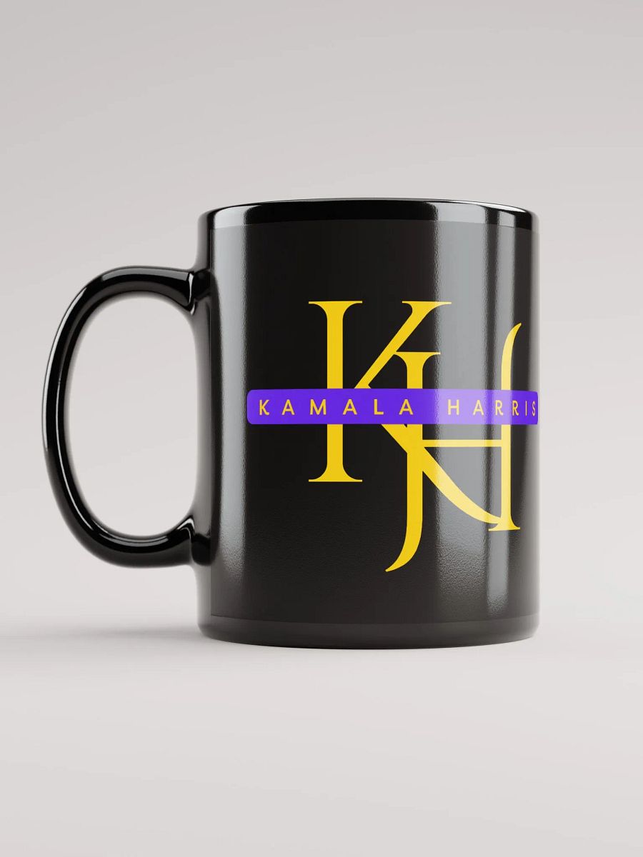 KAMALA HARRIS Black Glossy Mug product image (6)