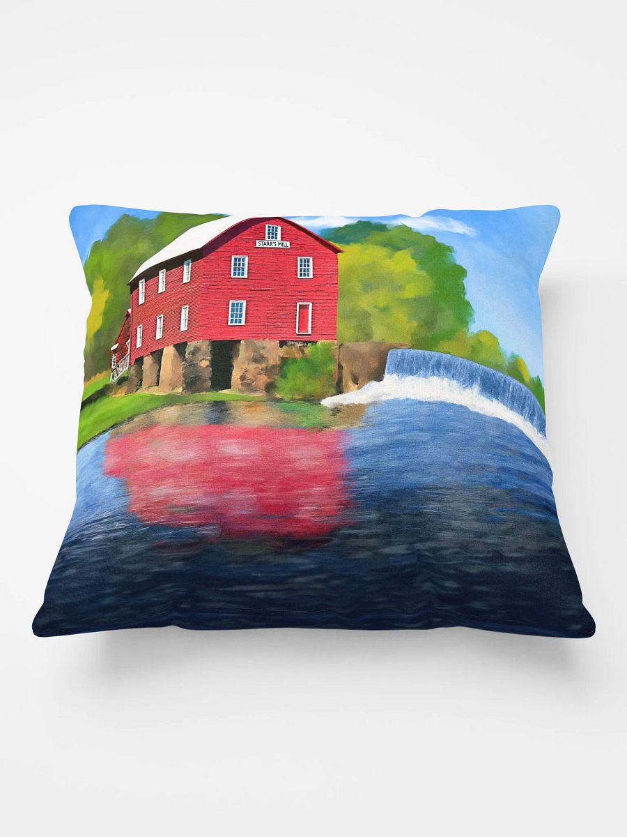 Starr’s Mill – Georgia Throw Pillow product image (2)