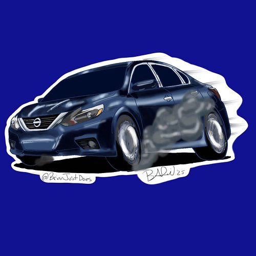 Get your car digitized today! Visit Brianjustdoes.com to submit commissions. They are based off donations. #brianjustdoes
com...