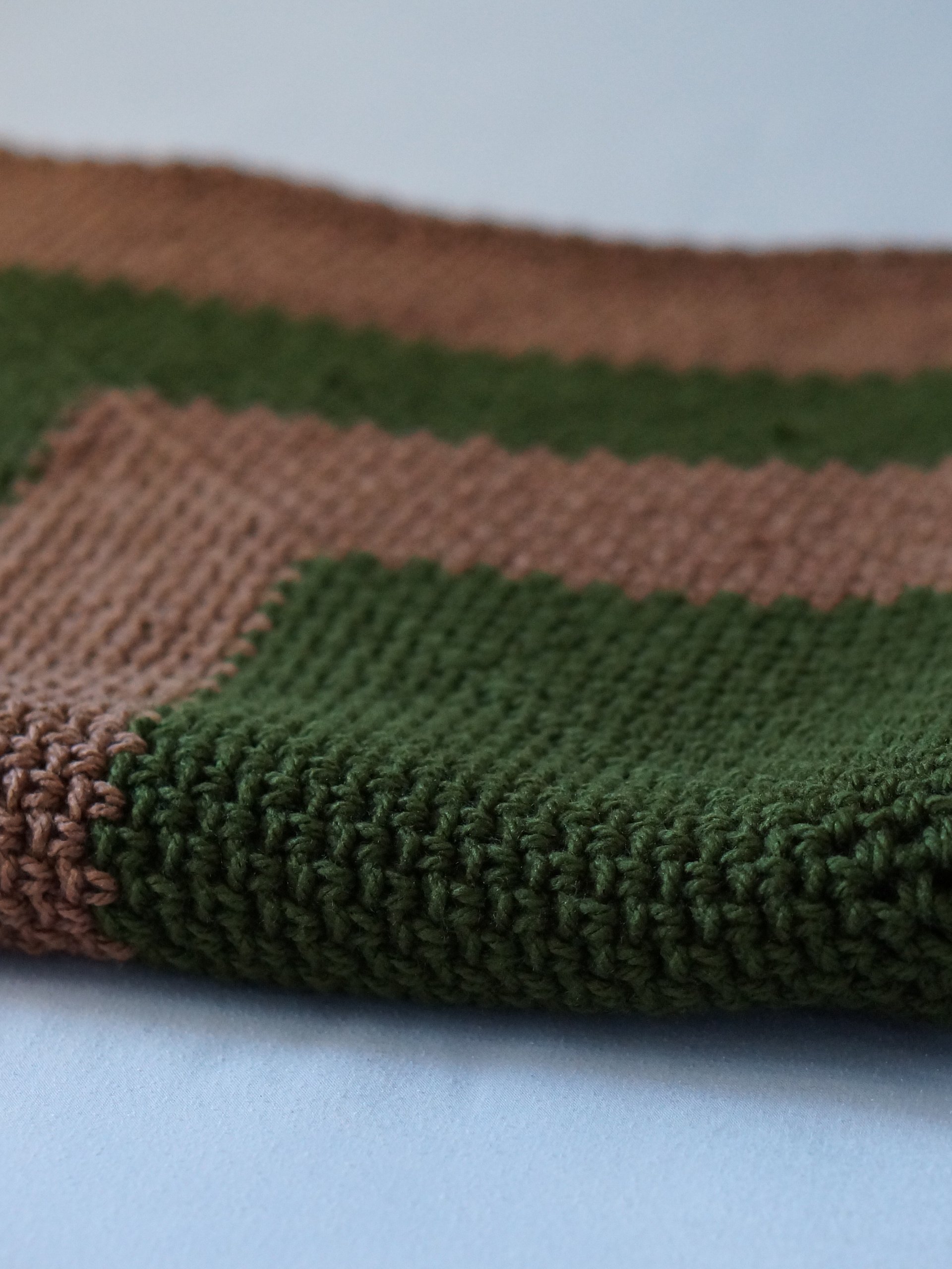 Granny square moss stitch blanket pdf pattern product image (3)
