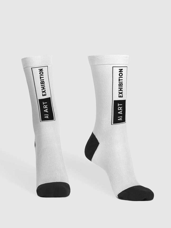 "Ai Art Exhibition" Crew Socks product image (2)