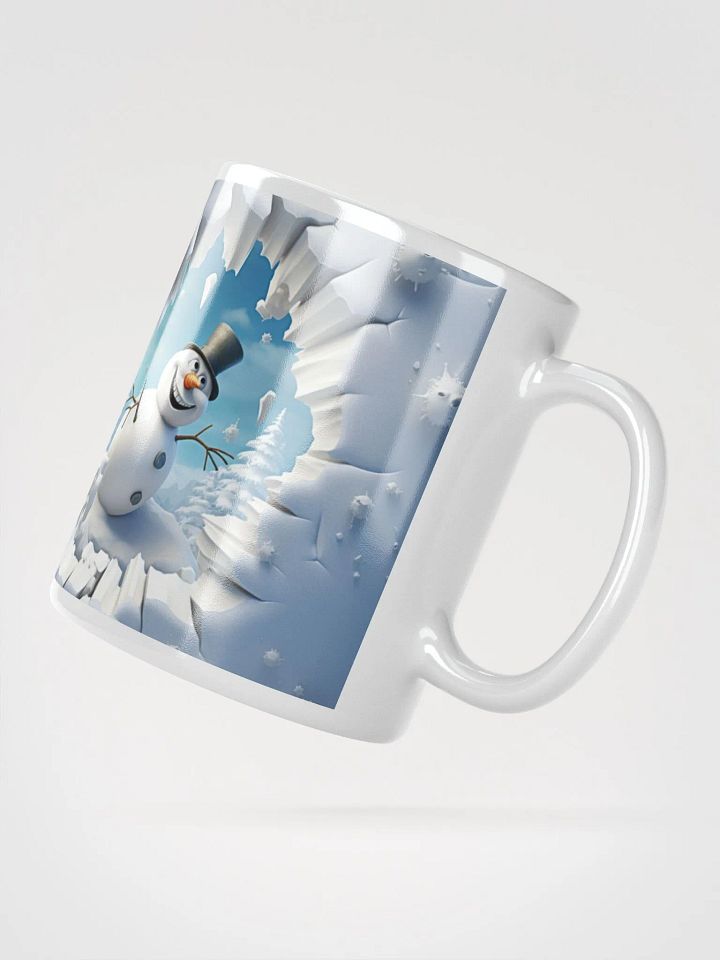 Snowman's Winter Wonderland 3D Christmas Mug - Double the Cheer! product image (4)