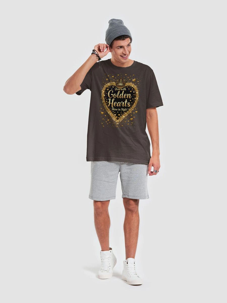 Black History Month Golden Hearts Shine in Style T-Shirt product image (50)