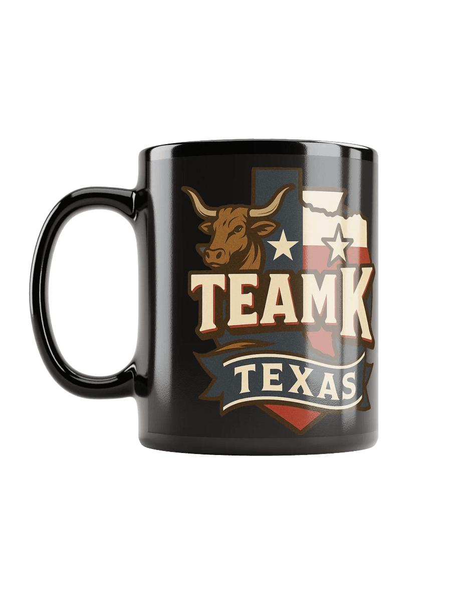 Team K Texas Black Mug product image (12)