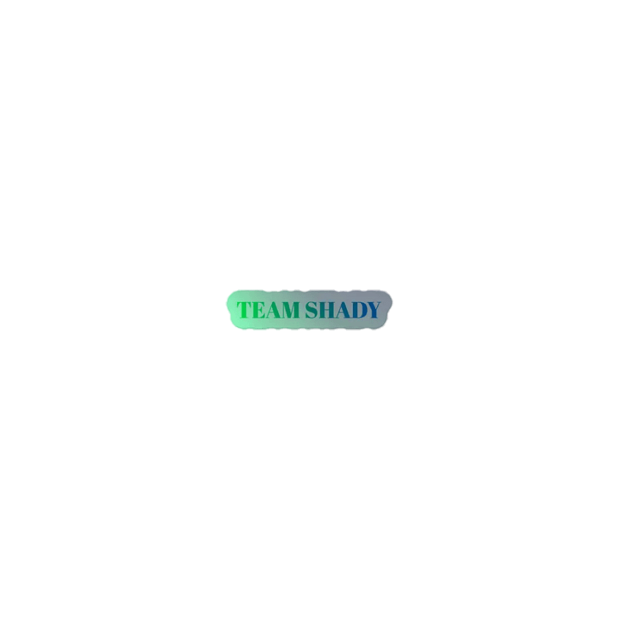 Team Shady Holographic Sticker product image (1)