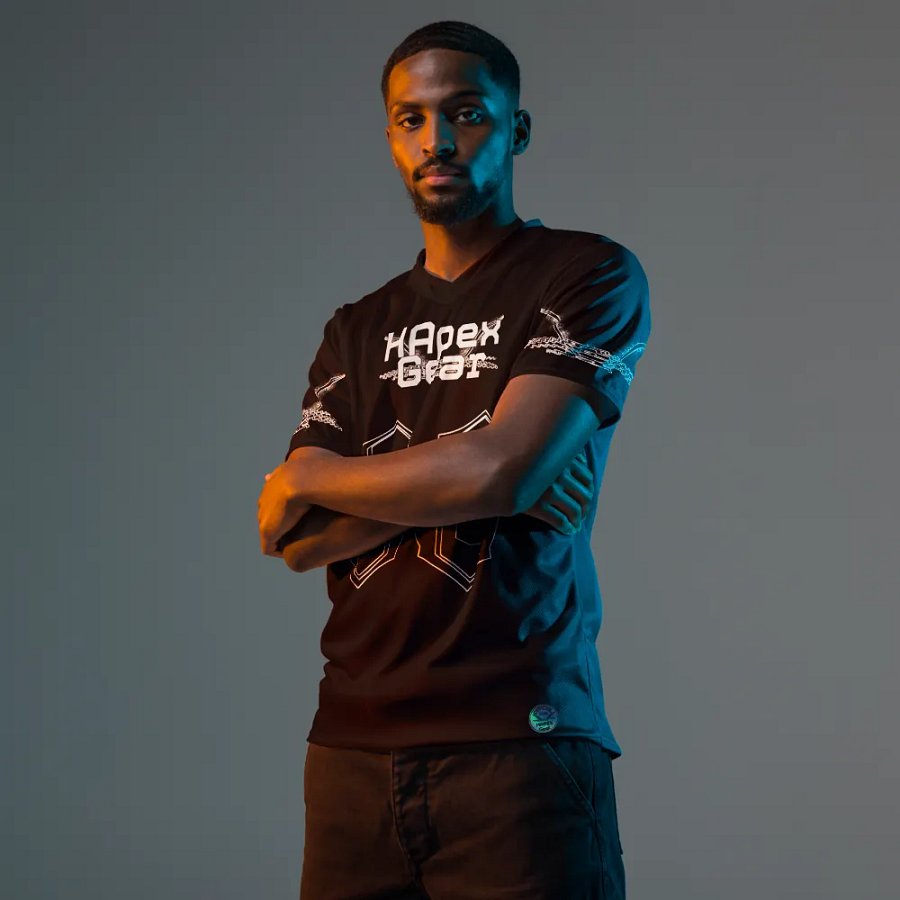 Capital Duranleau - Black - Recycled Unisex Sports Jersey - White HApex Gear Black Logo product image (11)