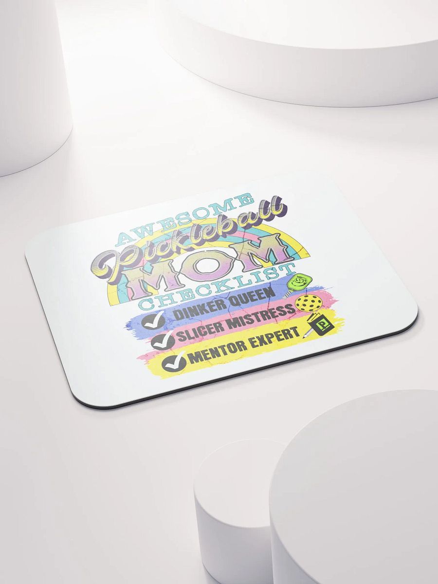 Mom Checklist Pickleball Mouse Pad product image (4)