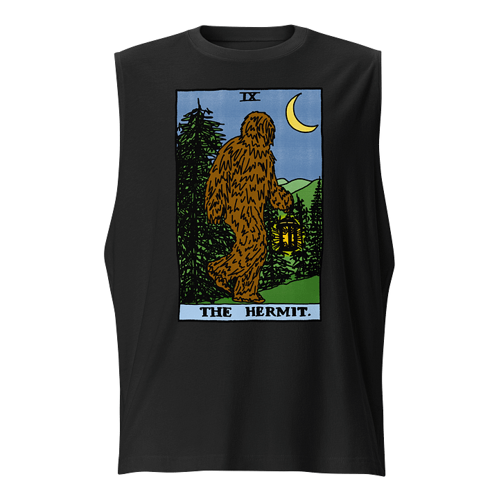 Bigfoot Hermit Tarot Card Tank product image (1)