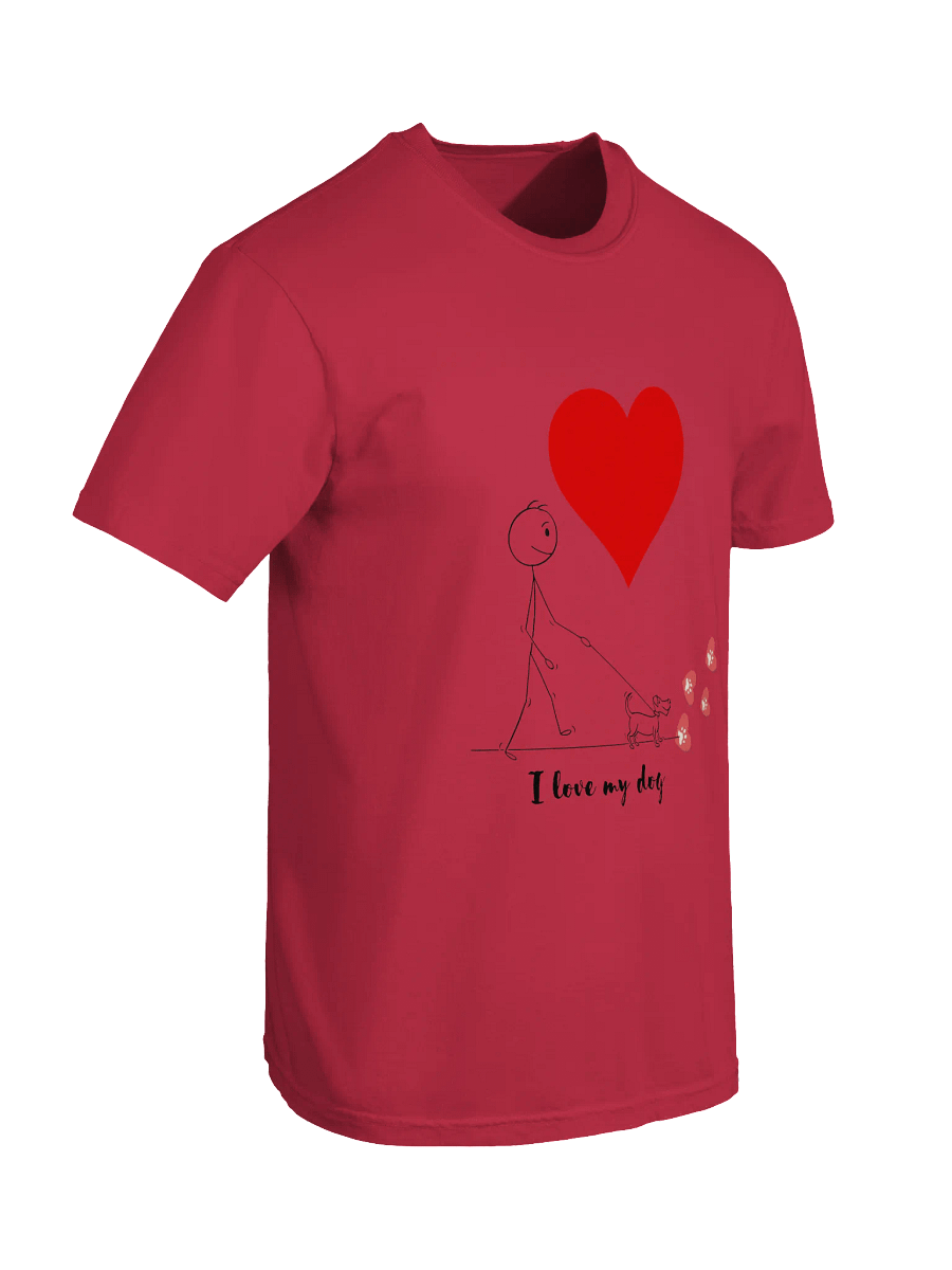 I Love My Dog Heavyweight T-Shirt product image (89)