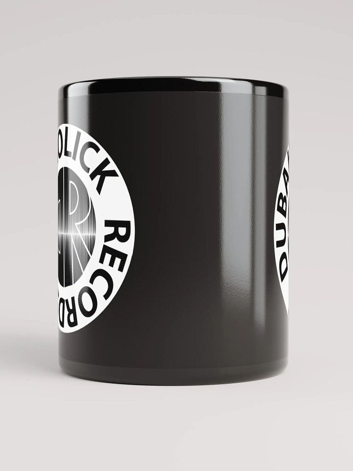DR Circle Black Glossy Mug product image (1)