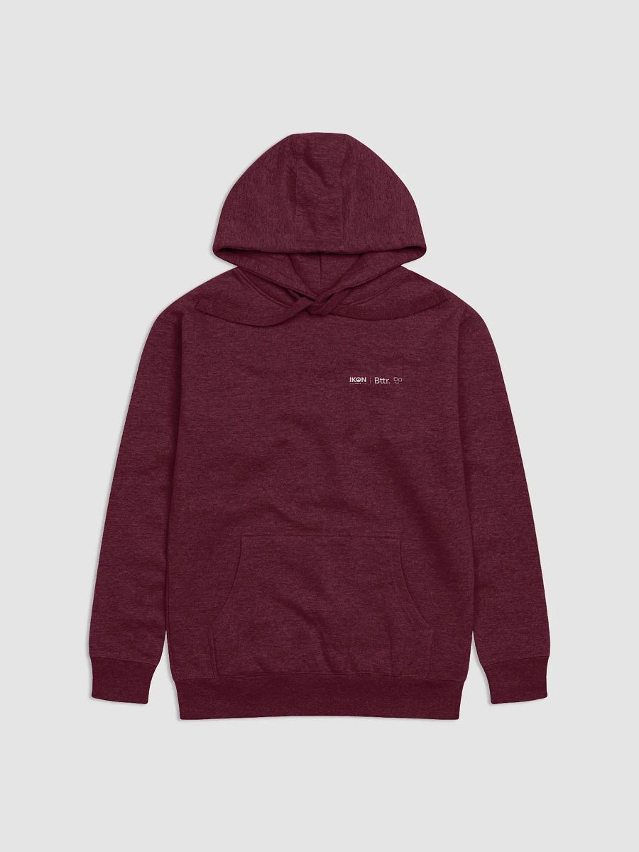 Ikon x Bttr Hoodie Maroon product image (1)