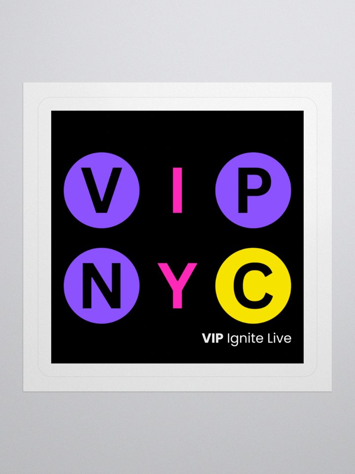 VIP Ignite NYC Sticker product image (1)