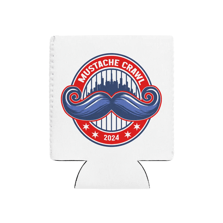 2024 Mustache Crawl Koozie product image (1)