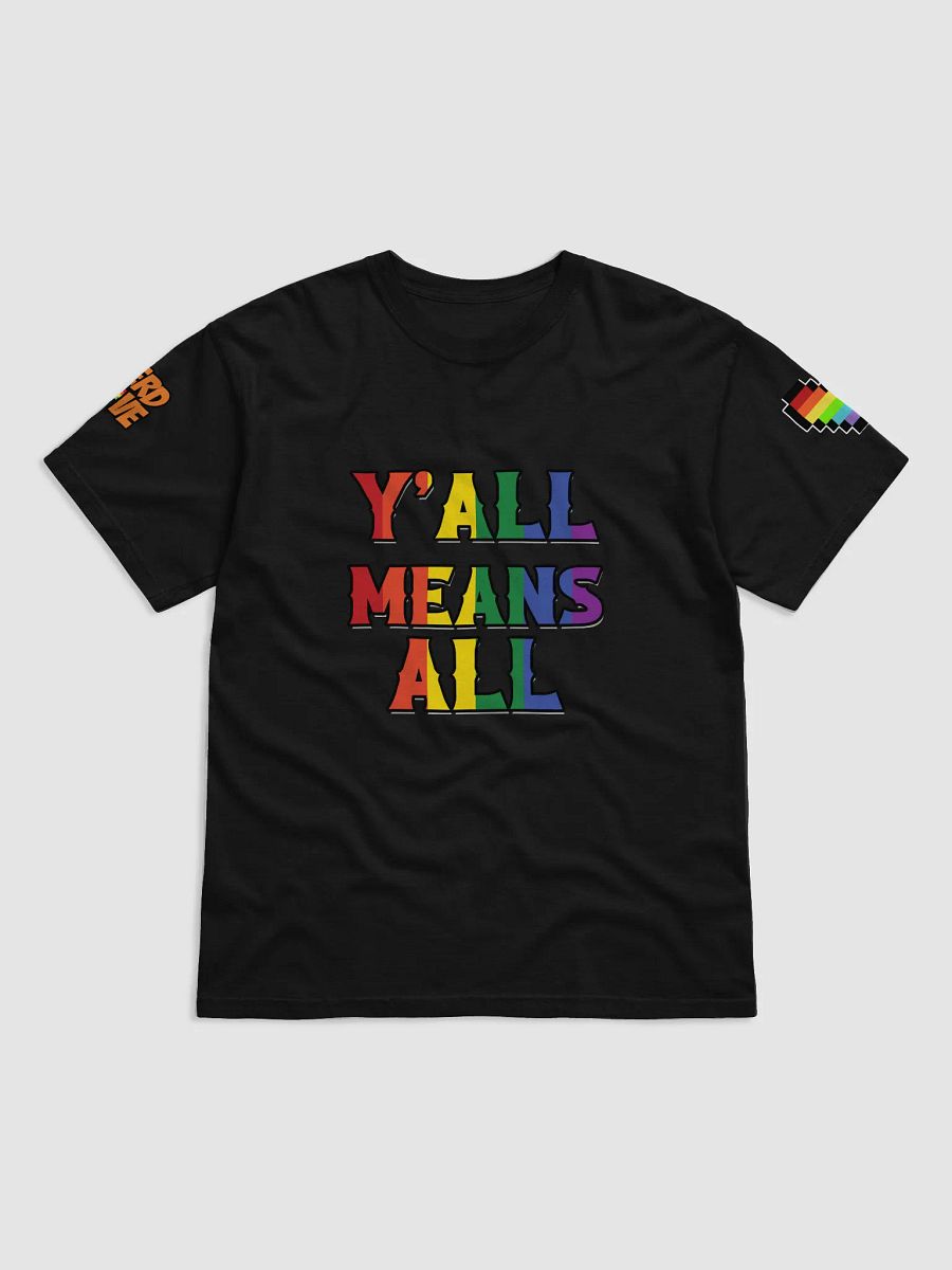 Ya'll Means All - Pride Nerd Love Shirt - product image (3)