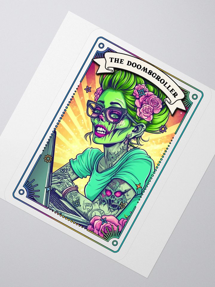 Zombabes: The Doomscroller Sticker product image (2)