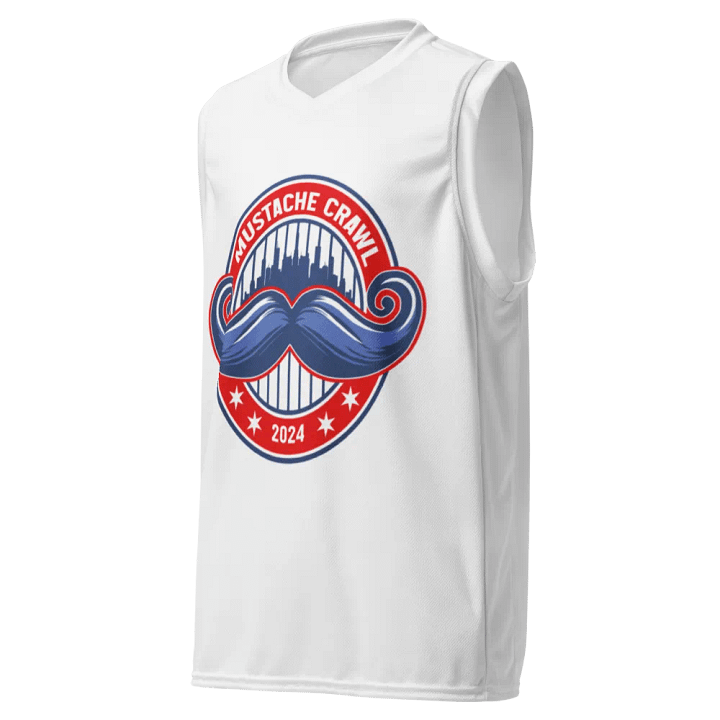 2024 Mustache Crawl Basketball Jersey product image (1)