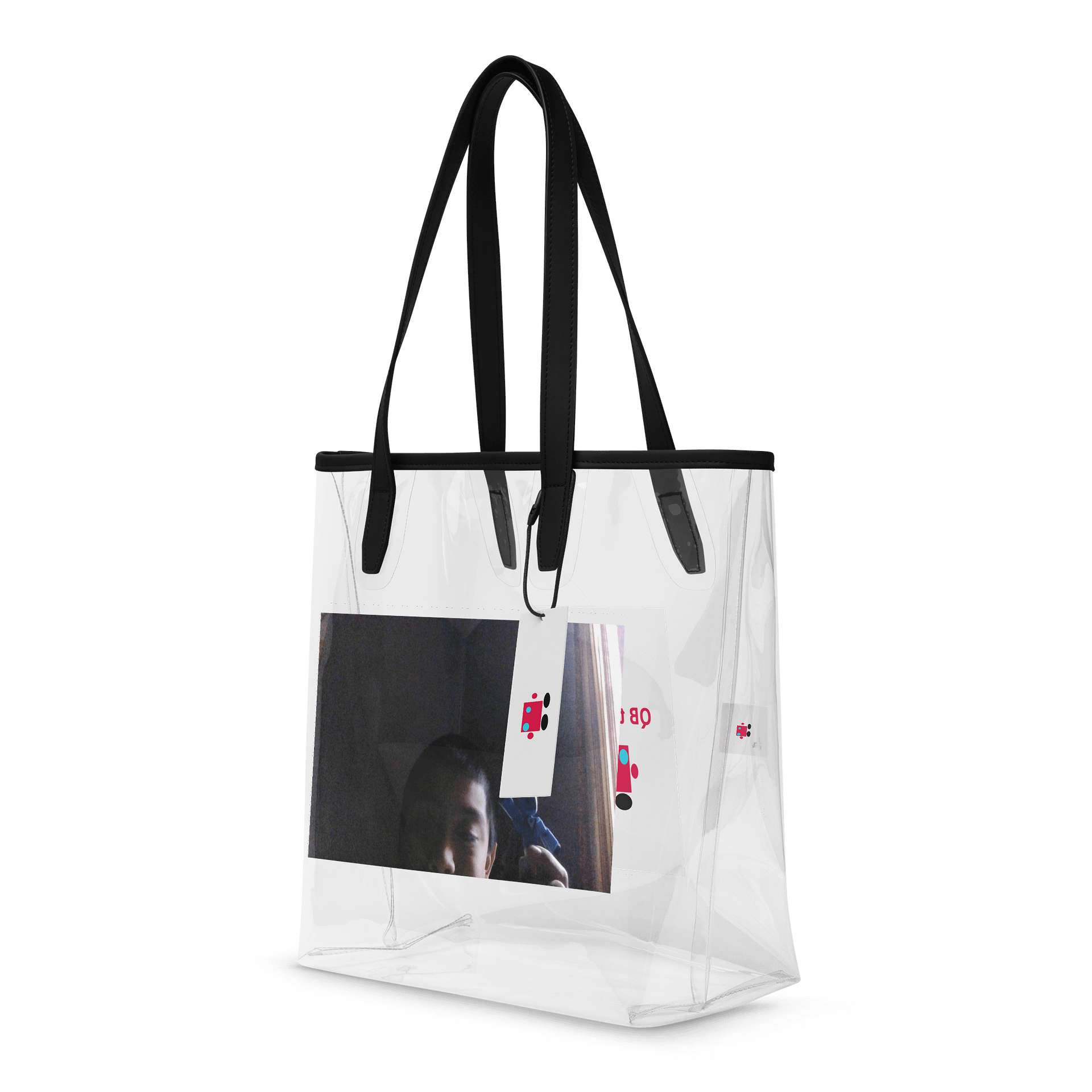 funny Clear Tote: Spacious and Stylish product image (4)