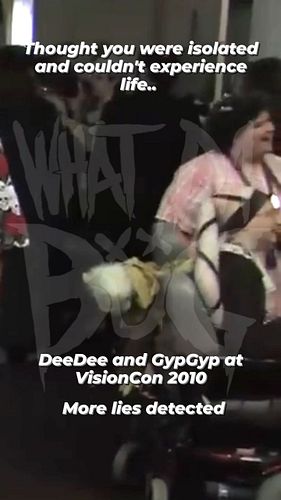 DeeDee and GypGyp at VisionCon 2010 
#whatdabug #gypsyroseblanchard #truecrimeandchill #gypsy #youtube